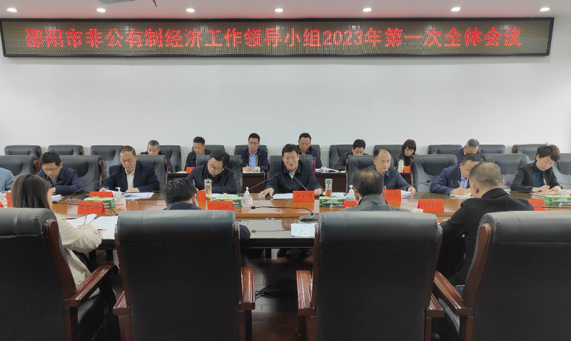 邵阳市非公有制经济工作领导小组2023年第一次全体会议召开