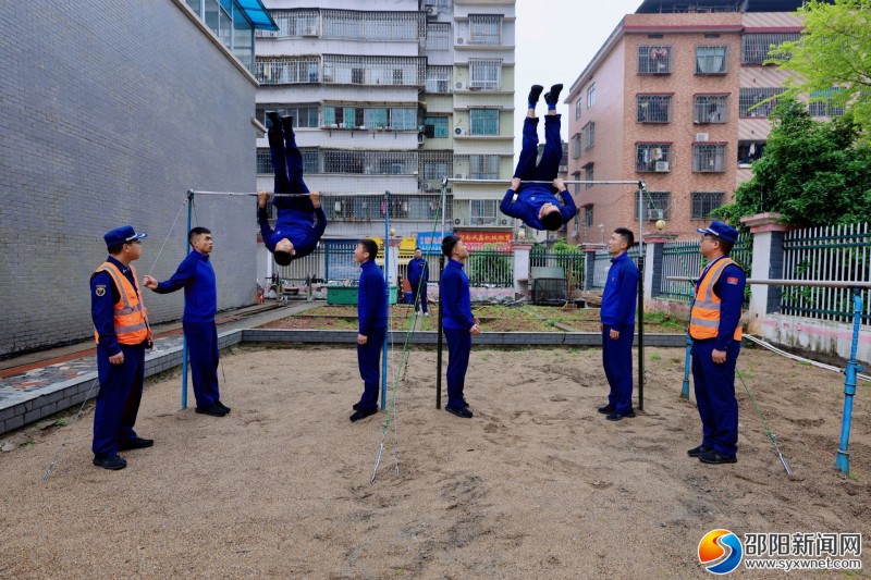 邵阳市消防救援支队开展全员体能训练普考工作